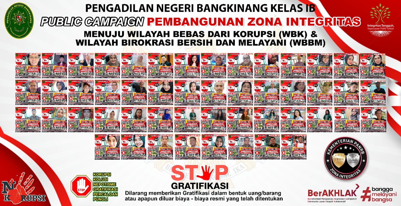 Public Campaign Pembangunan Zona Integritas PN Bangkinang 