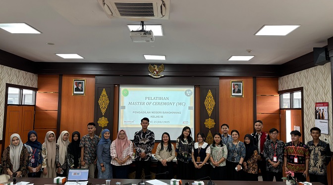 Pelatihan Master Of Ceremony (MC) Pada Pengadilan Negeri Bangkinang Kelas IB